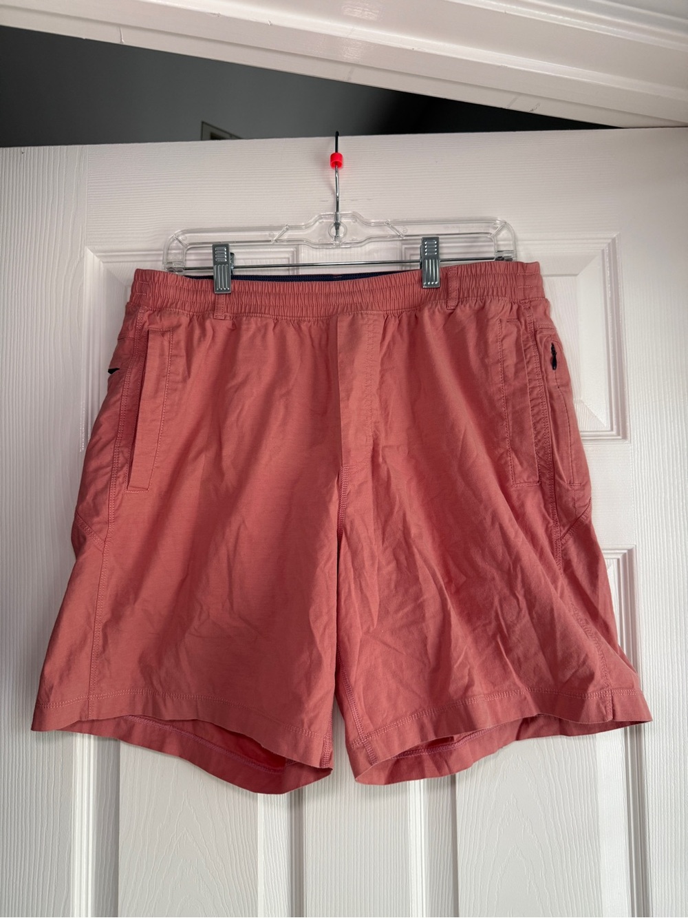 Birddogs Coral Classic Shorts with Navy Liner